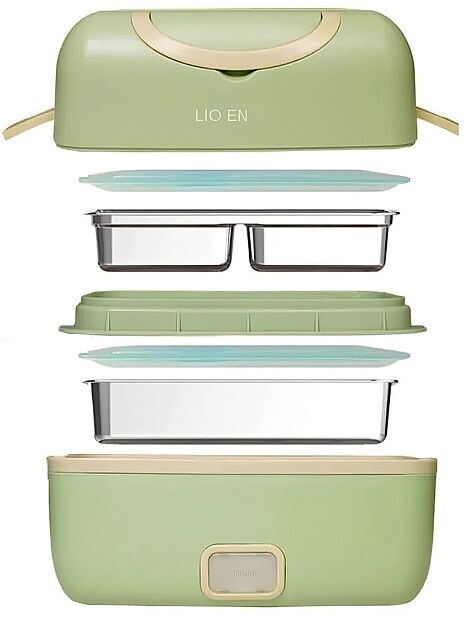 Ланч-бокс Xiaomi Liren Portable Cooking Electric Lunch Box FH-18 (Green) - 1