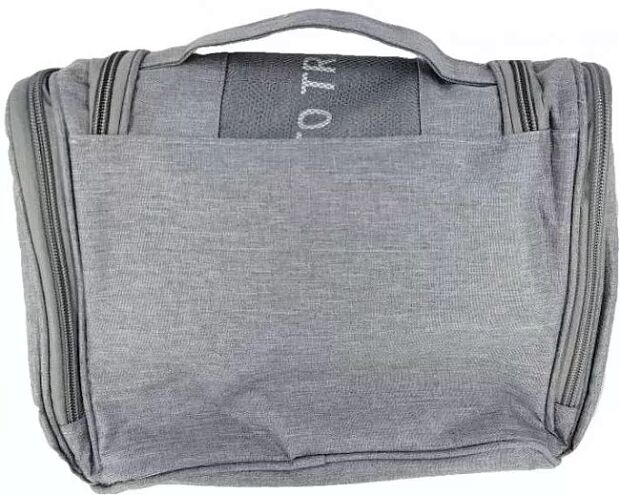 Подвесная сумка-косметичка c двойным дном Xiaomi HaveTravel toiletries Bag Two-Paragraph Grey - 3