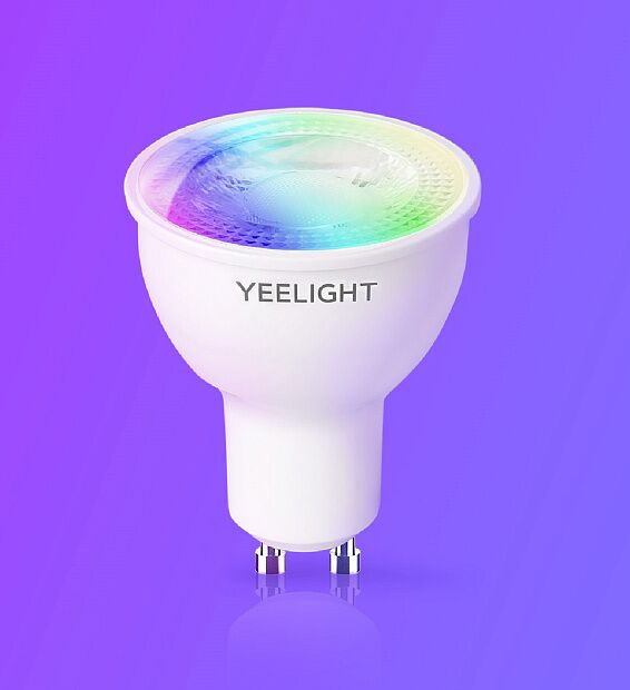 Лампа светодиодная Yeelight Smart Bulb W1 (GU10) (YLDP004-A) (Multicolor) RU - 4