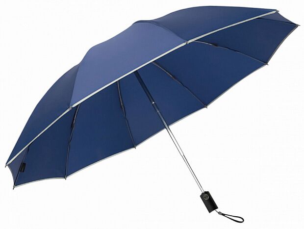Зонт с фонариком Zuodu Reverse Folding Umbrella (Blue) - 1