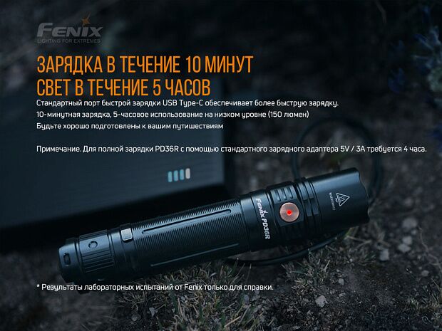 Набор Fenix PD36R LED FlashlightE01 V2.0, PD36RE01V20 - 15