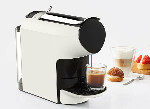 Кофемашина Scishare Capsule Coffee Machine S1103 (White/Белый) - 3