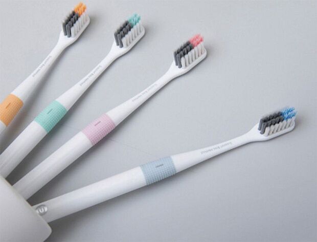Набор зубных щеток DR.BEI Bass Method Toothbrush (4 шт.) без дорожных боксов - 2