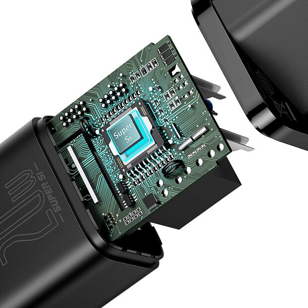 Зарядное устройство BASEUS Super Si USB-C, 3A, 20W, черный - 2