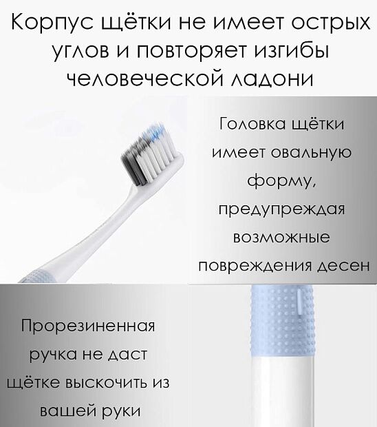 Набор зубных щеток DR.BEI Bass Method Toothbrush (4 шт.) без дорожных боксов - 7