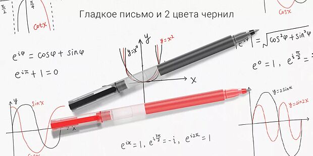 Набор гелевых ручек MI Jumbo Gel Ink Pen (MJZXB02WC) 10 шт (Red) - 3