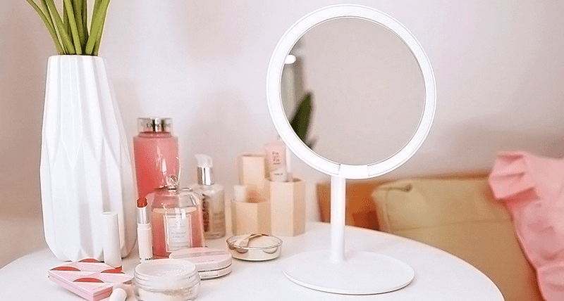 Дизайн зеркала для макияжа Xiaomi Amiro Lux High Color