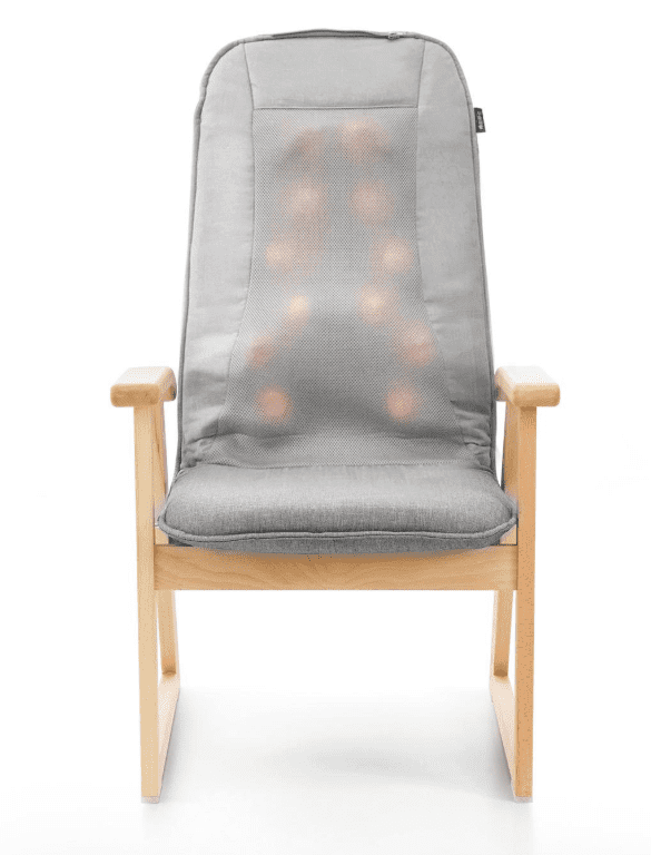 Как располагается массажный механизм в кресле