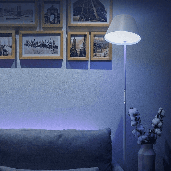 Пример работы напольной лампы Xiaomi Yeelight Star Smart Floor Lamp