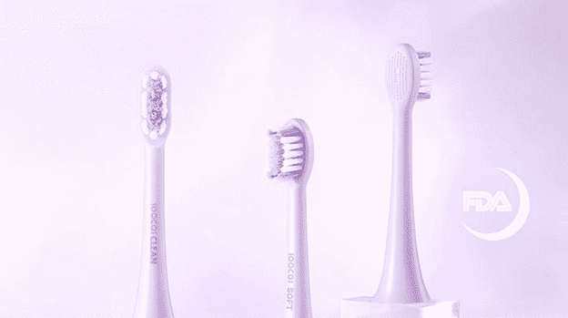 Дизайн чистящих насадок электрической зубной щетки Soocas X3 Pro