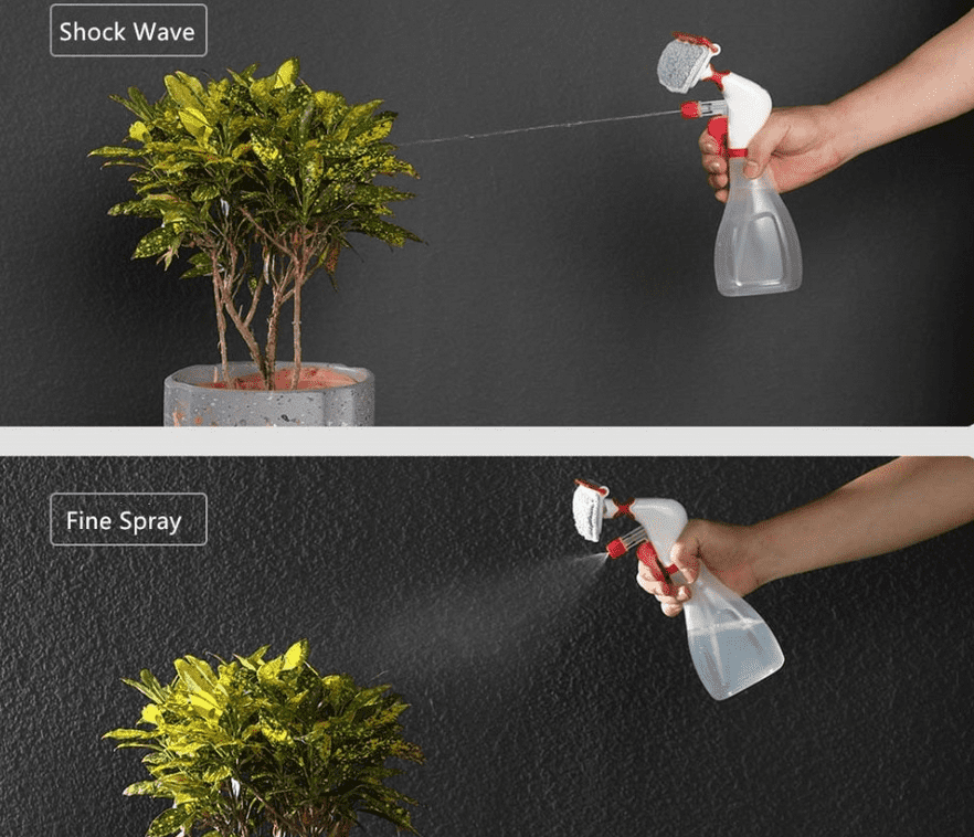 Варианты подачи воды стеклоочистителем Yijie Handheld Spray Window Wiper (YB-08)