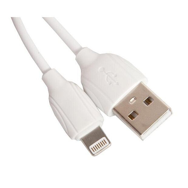 USB кабель BOROFONE BX19 Benefit Lightning 8-pin, 2.4A, 1м, PVC (белый) - 4